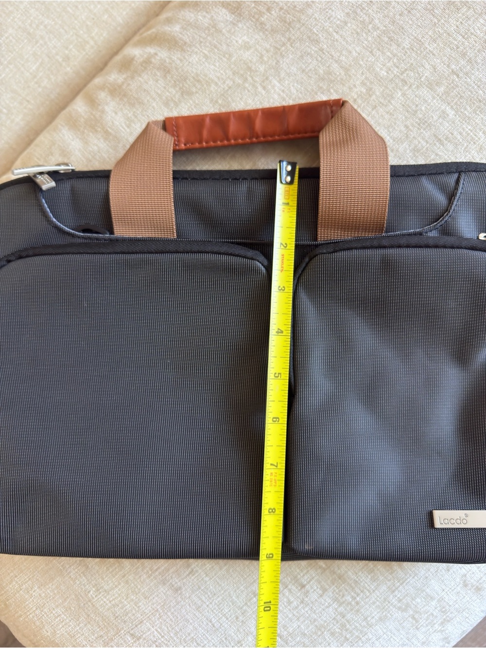 Lacdo Grey Laptop Bag - Picture 5 of 12